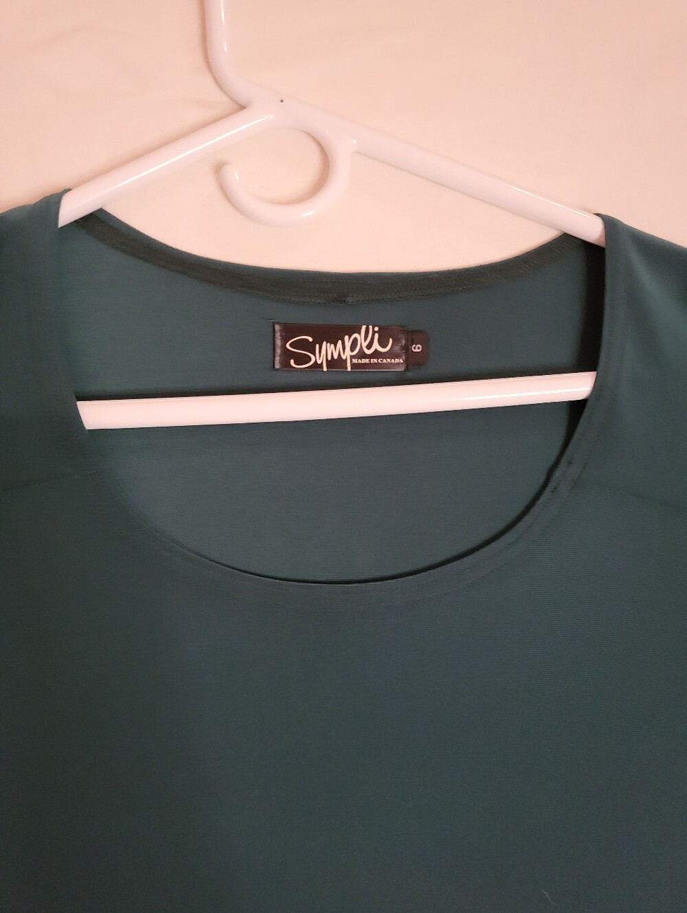Sympli Green Midi Dress Three Quarter Sleeve Size 6 - Picture 5 of 8